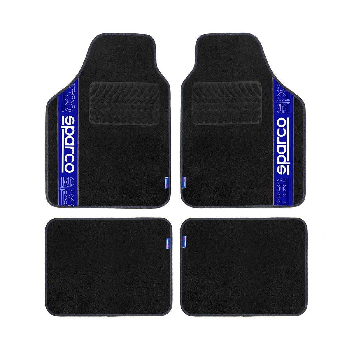 SPARCO - Tapete piso Alfombra Sparco 4 Piezas Universal Original