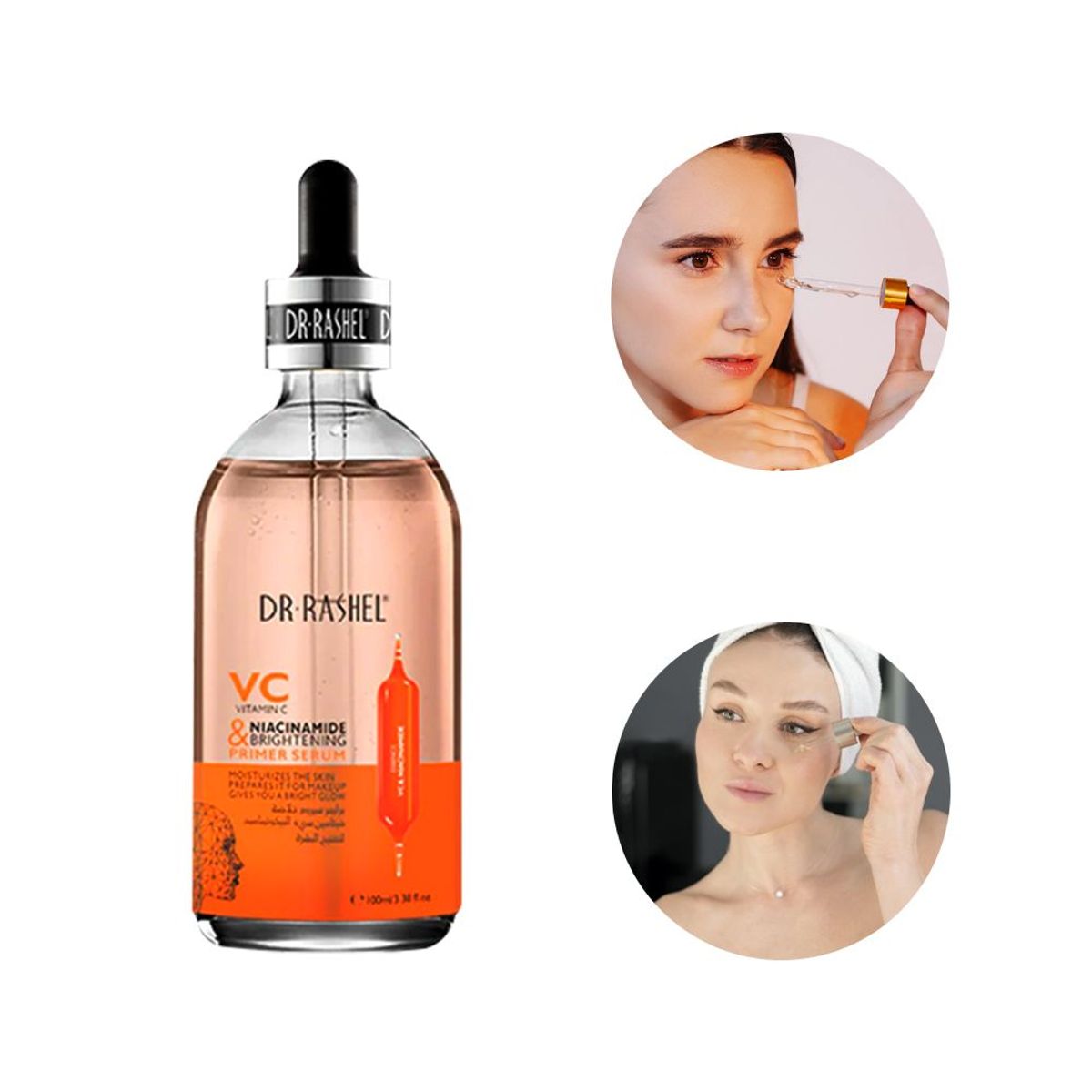 GENERICO - Pre-Base y Limpiador Facial con Vitamina C y Niacinamida Dr Rashel