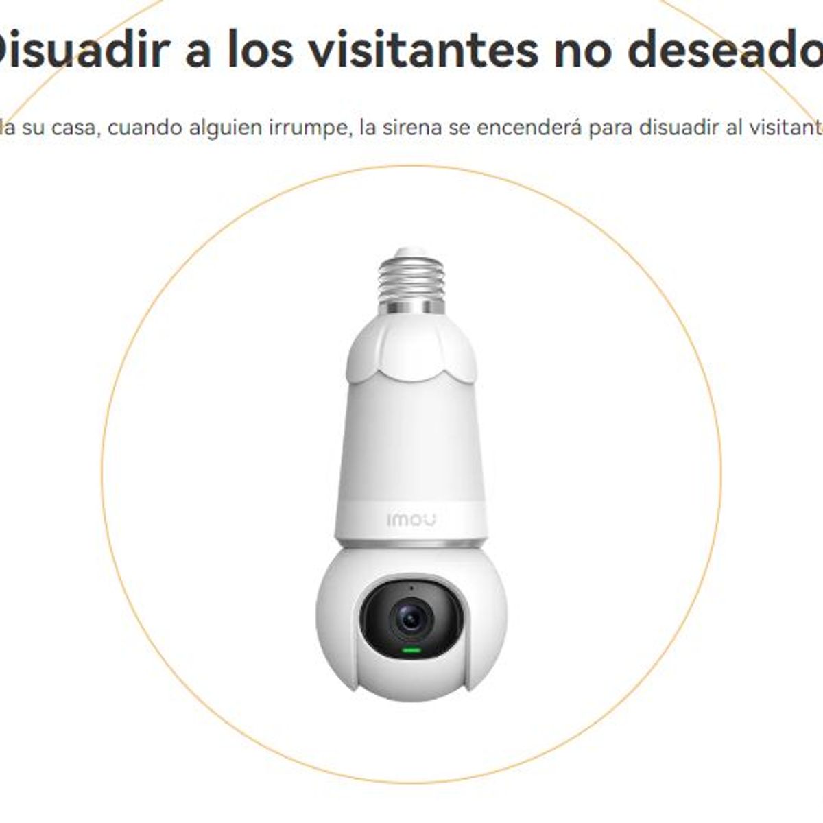 IMOU - Cámara WiFi IMOU Foco Con giro de 360° Para Interiores 2K 3MP IPC-S6D-3M0WEB