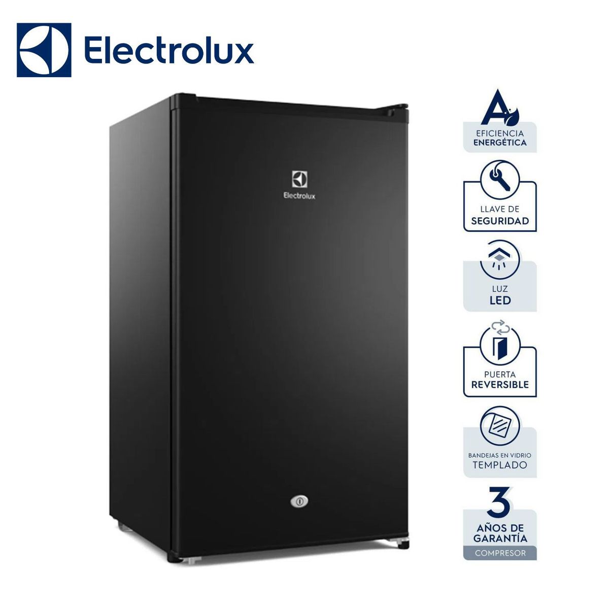 ELECTROLUX - Frigobar Electrolux 90 Lt ERD090G2HWB Premium Black