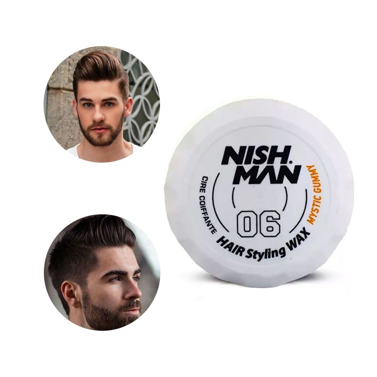 GENERICO - Cera Fijadora de Cabello NishMan Wax 06 Mystic Gummy 150gr