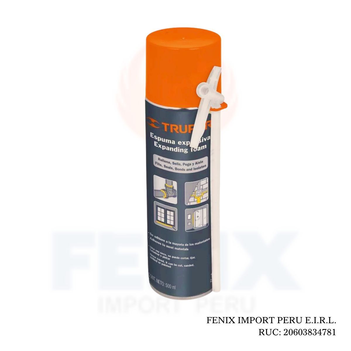 TRUPER - Espuma De Poliuretano 500 ml TRUPER - ESEX-500