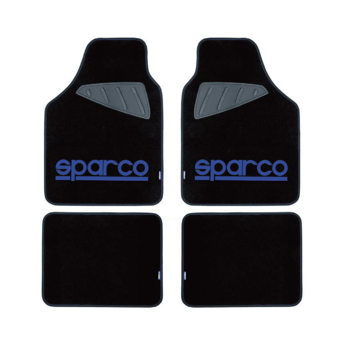 SPARCO - Tapete piso Alfombra Sparco 4 Piezas SPC1901A Original