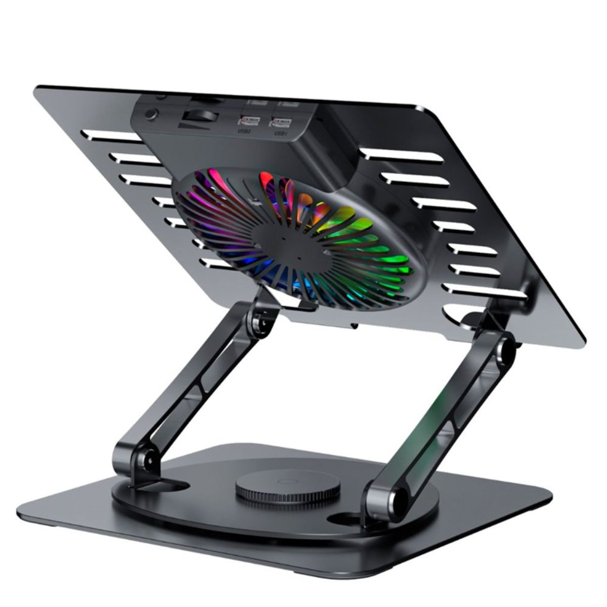 TEROS - COOLER PARA LAPTOP DE HASTA 15.6 PULGADAS TEROS TE7132N LUZ RGB