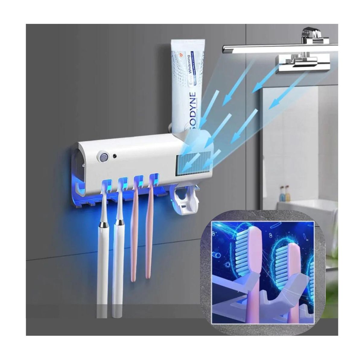 OEM - Esterilizador de Cepillos de Dientes Inteligente con Protección UV