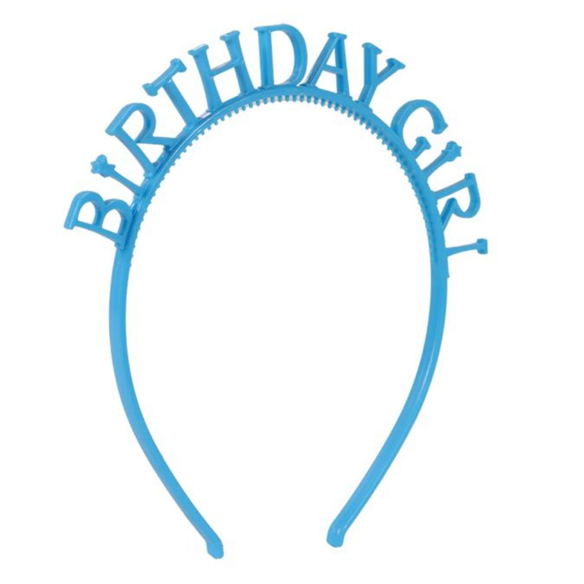 GENERICO - Vincha celeste Birthday Girl fiesta cumpleaños