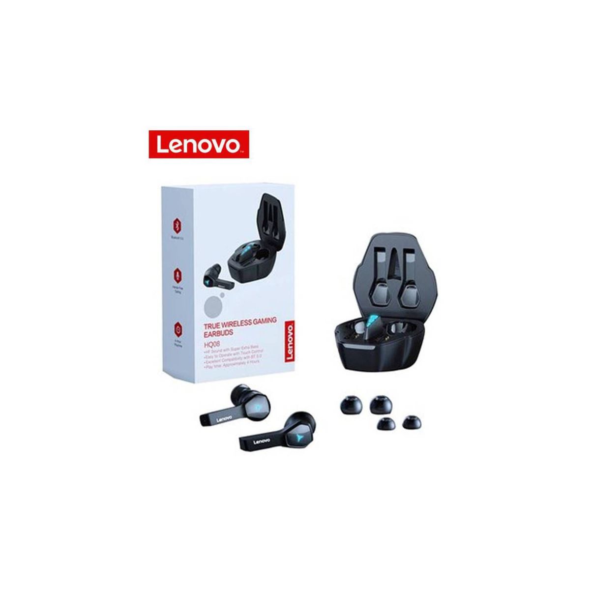 LENOVO - AUDIFONOS INALÁMBRICOS BLUETOOTH LENOVO HQ08 TWS GAMING