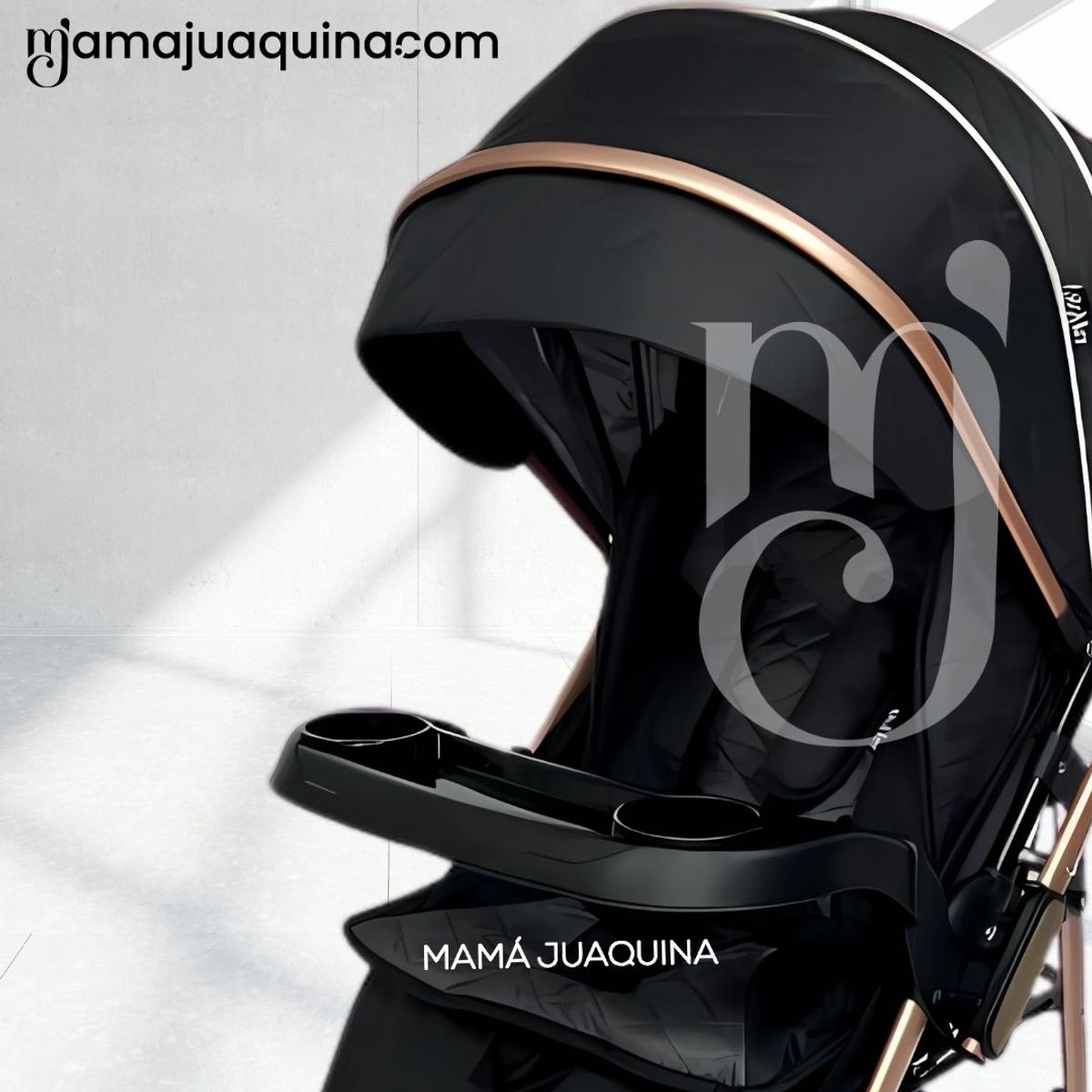 BEAUTIFUL - COCHE CUNA «MERCURY» Black