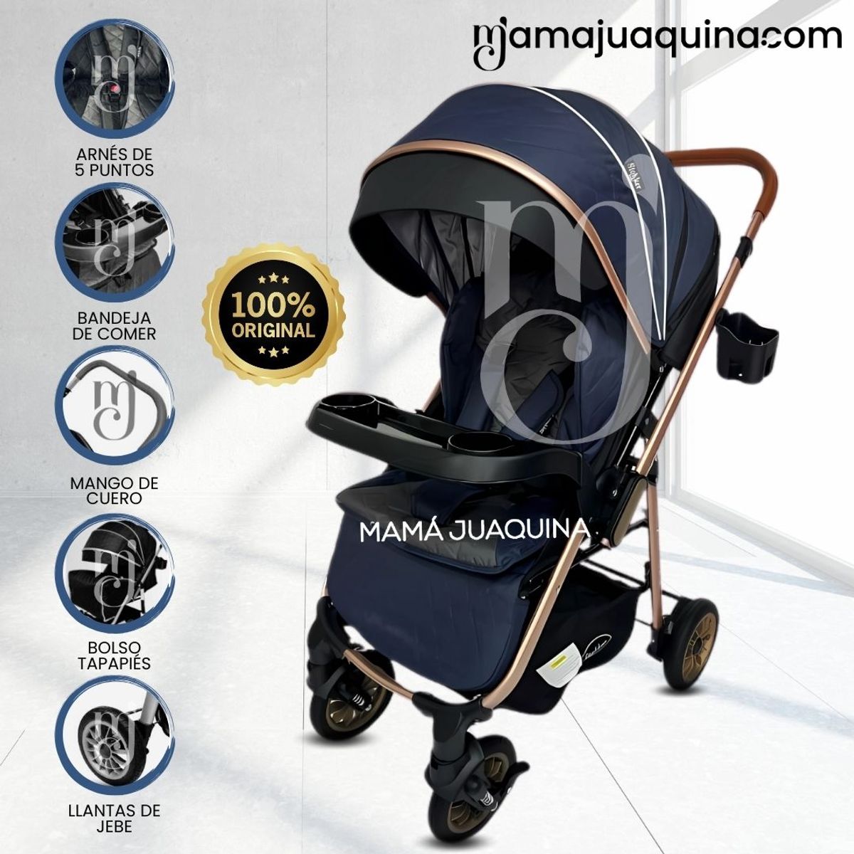 BEAUTIFUL - COCHE CUNA «MERCURY» Blue