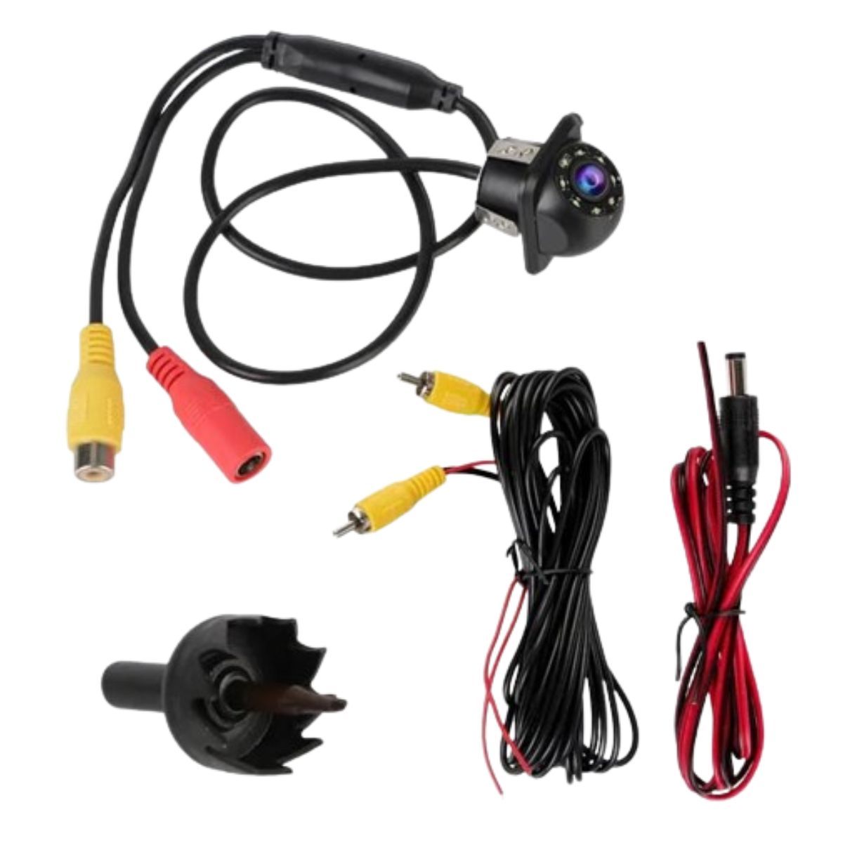 GENERICO - Cámara De Retroceso Empotrada Para Autos 8 LEDS