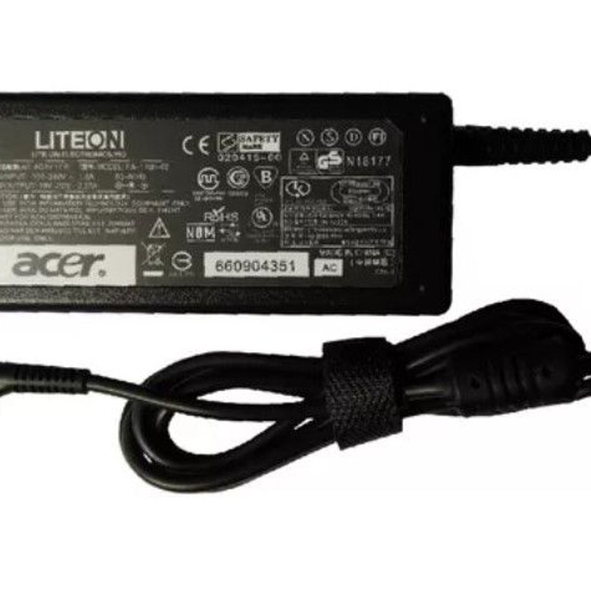 GENERICO - Cargador Para Laptop Compatible Con Acer 19V 2-37A-Punta Fina