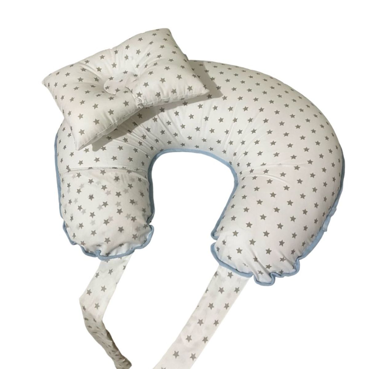 GENERICO - Almohada de Lactancia Estrellas grises Niño Mi Cigueña