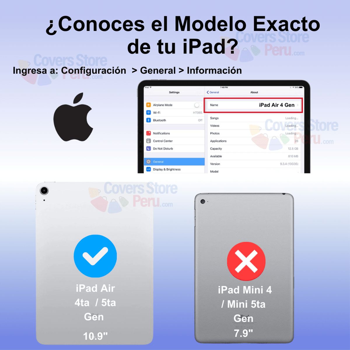 GENERICO - Funda Case para iPad Air 4 10.9" + Portalápiz Transparent Antishock