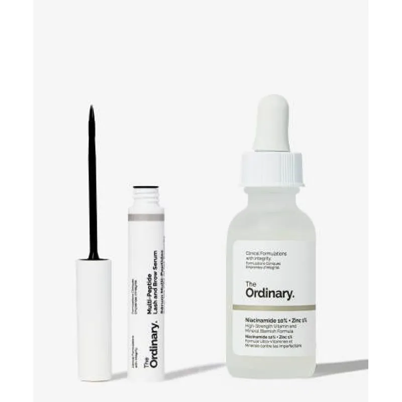 THE ORDINARY - Pack Niacinamida 10 y Multi-Peptide LashBrow Serum - The Ordinary