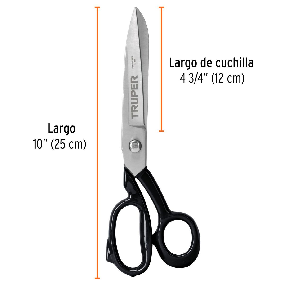 TRUPER - Tijera industrial para sastre 10 pulgadas Truper