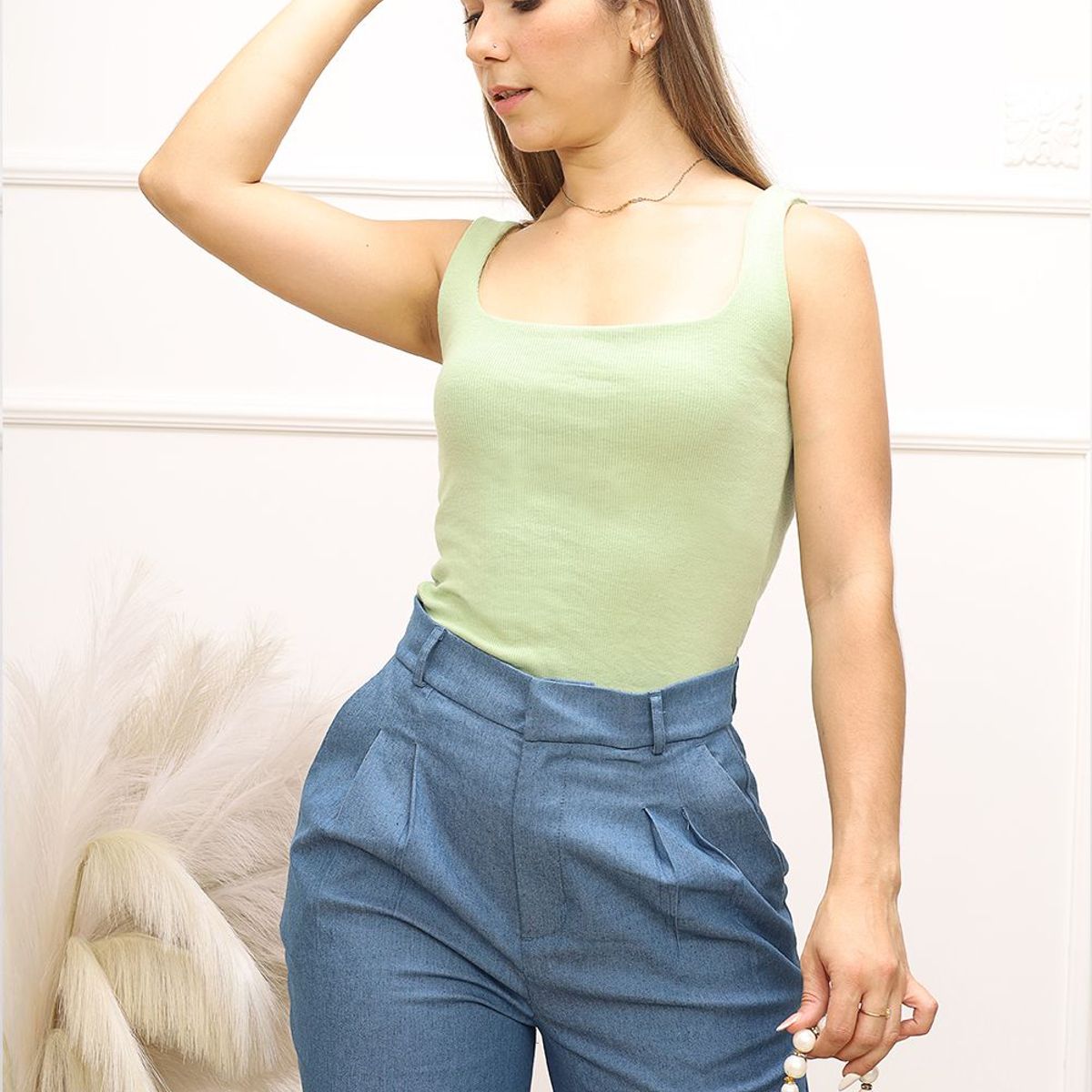 GENERICO - Polo Basico Dhasia Color VerdeEstacion 108