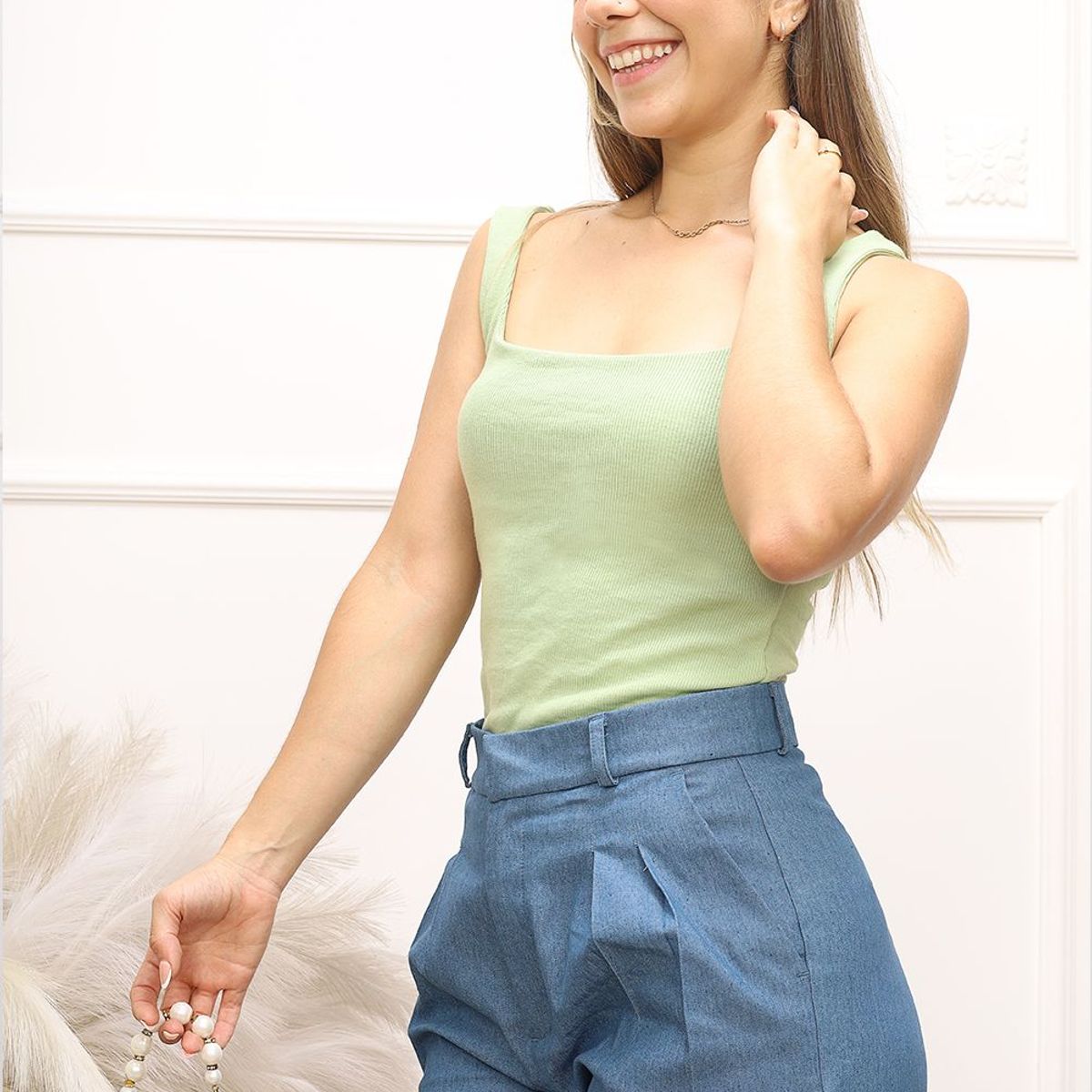 GENERICO - Polo Basico Dhasia Color Negro Estacion 108