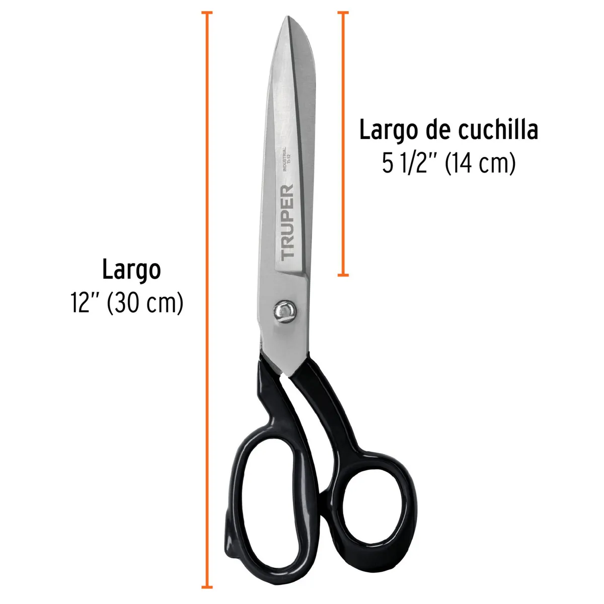 TRUPER - Tijera industrial para sastre 12 pulgadas Truper