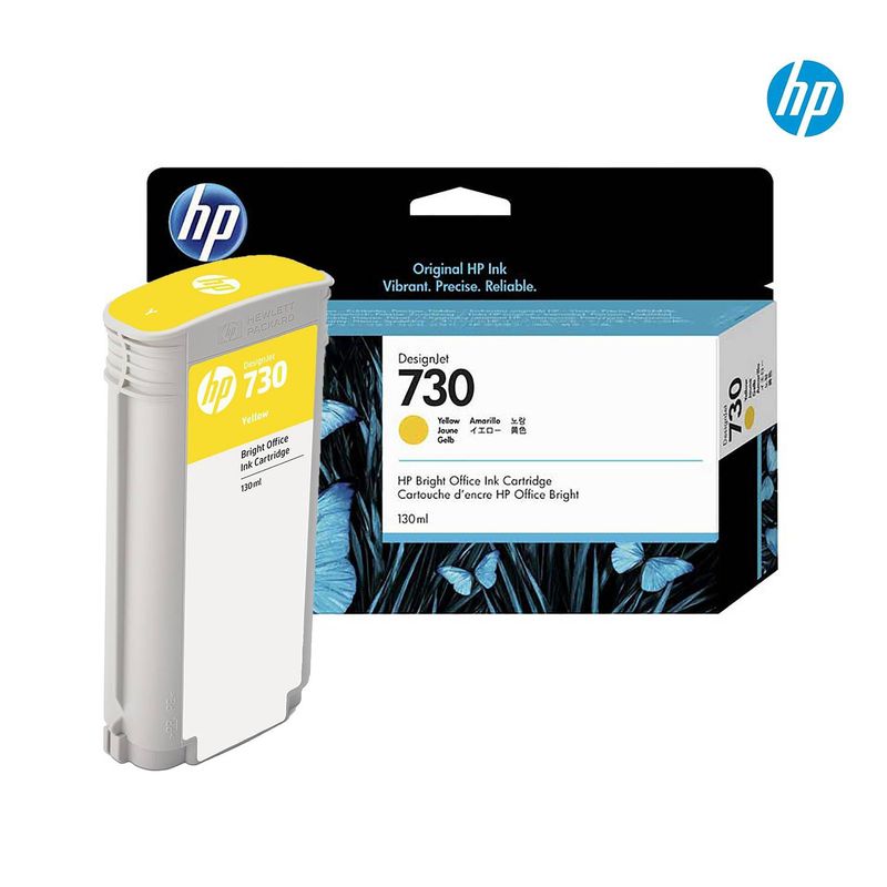GENERICO - TINTA HP 730 AMARILLO P2V64A 130 ML ORIGINAL