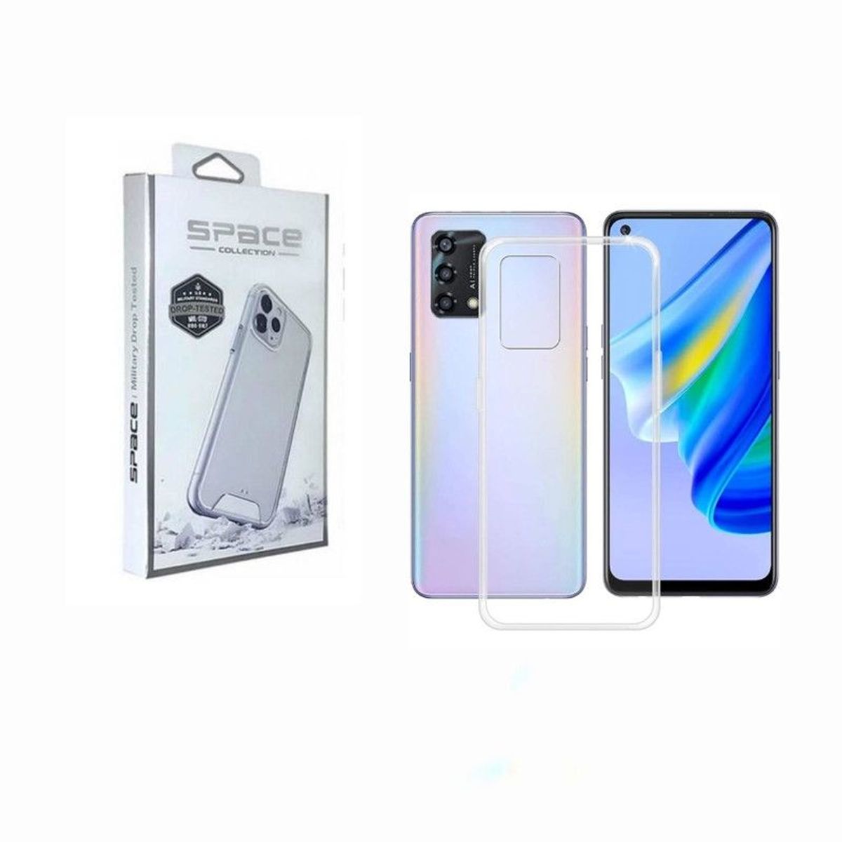 SPACE - Case Space Transparente Para OPPO Reno 6 Lite