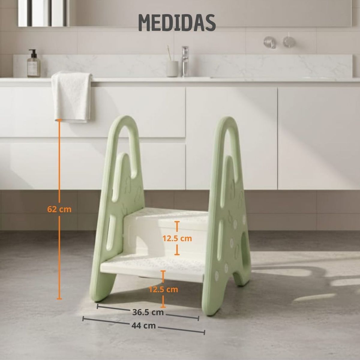 GENERICO - ESCALON DE DOS GRADAS PARA NIÑOS