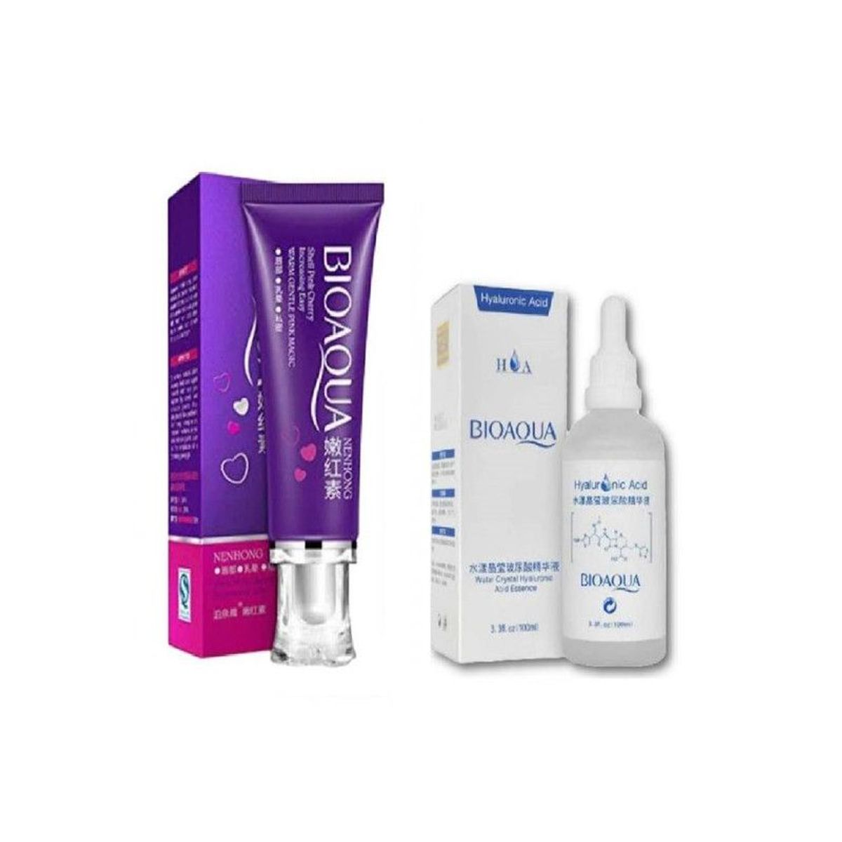 BIOAQUA - PACK Crema Blanqueadora  Y Serum Acido Hialuronico  Bioaqua