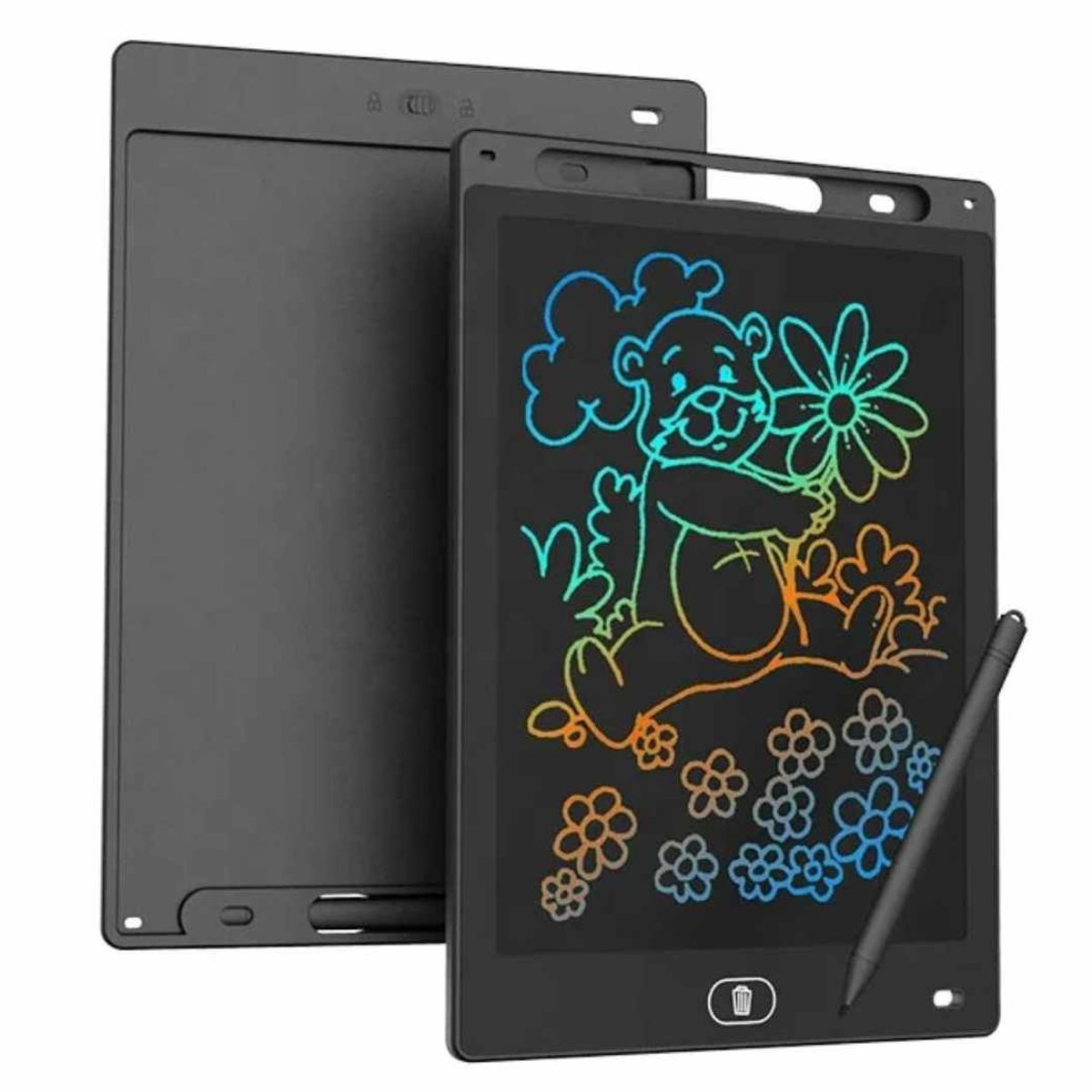 GENERICO - Tablet Magica para Niños y Niñas Pizarra de Dibujos 9P Negro