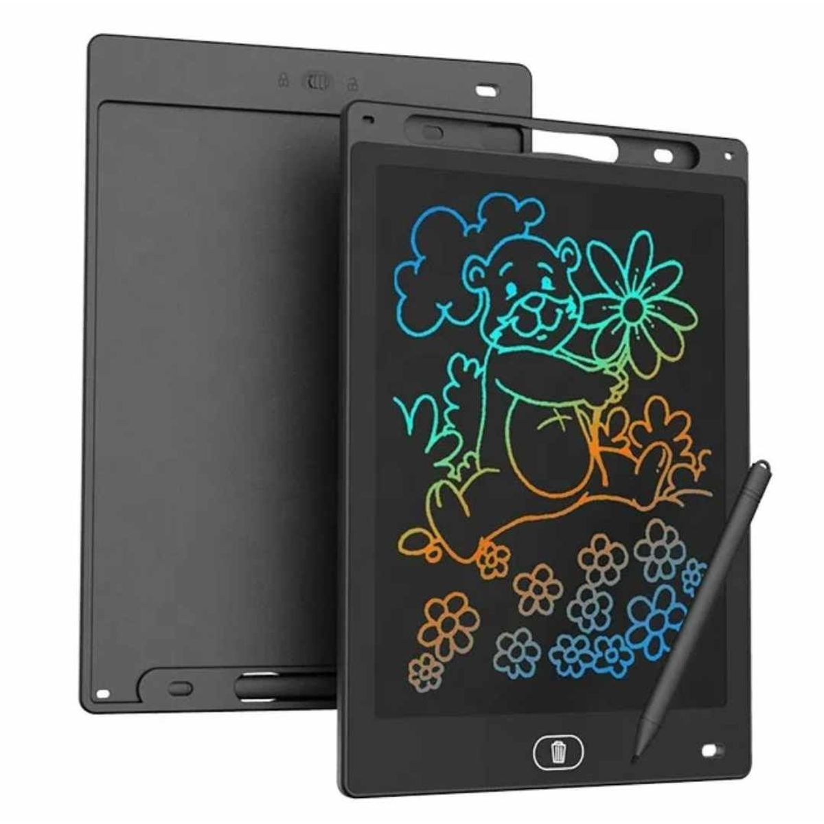 GENERICO - Tablet Magica para Niños y Niñas Pizarra de Dibujos 9P Negro