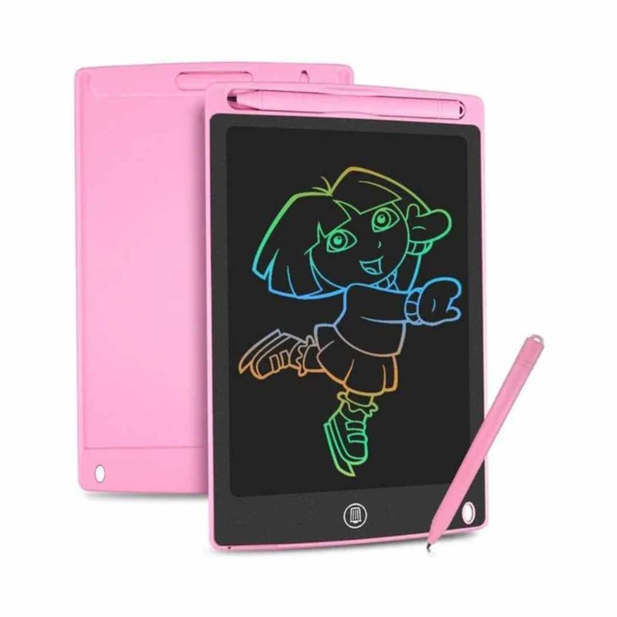 GENERICO - Tablet Magica para Niños y Niñas Pizarra de Dibujos 9P Rosa