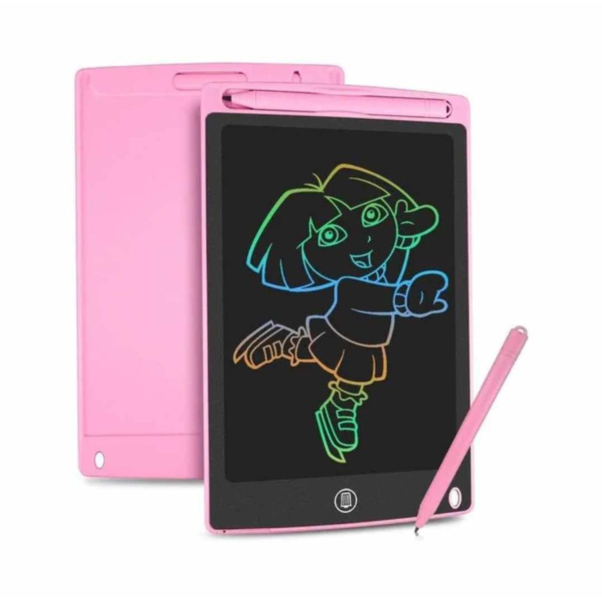 GENERICO - Tablet Magica para Niños y Niñas Pizarra de Dibujos 9P Rosa