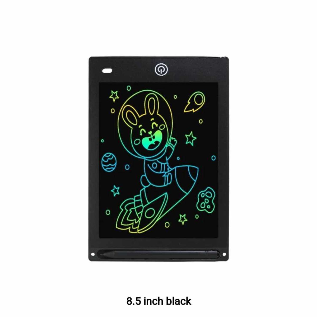 GENERICO - Tablet de 12P Pizarra Mágica de Dibujo Niños y Niñas Negro