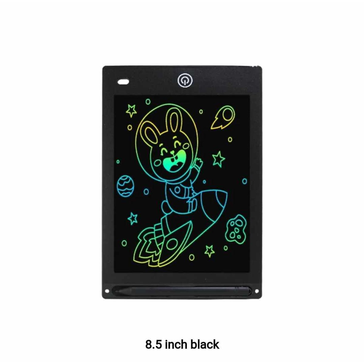 GENERICO - Tablet de 12P Pizarra Mágica de Dibujo Niños y Niñas Negro