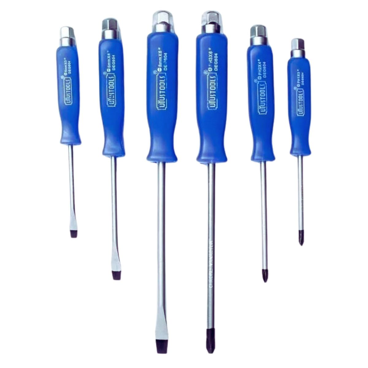 UYUSTOOLS - Juego destornilladores desarmador de golpe 6pzs Uyustools