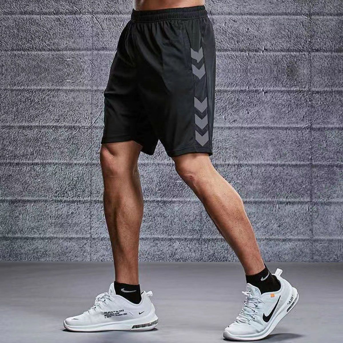 BAALATHKKO5 - Short Cómodo Suelto Con Bolsas Ejercicio Correr Gym