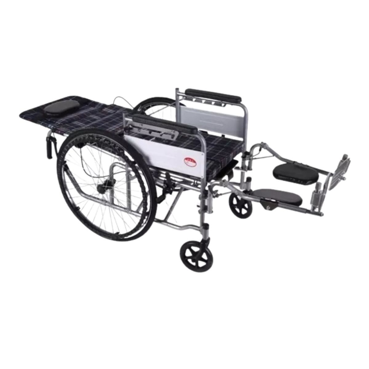 GENERICO - Silla De Ruedas Neurologica Reclinable 180 Grados Con Mesa y Basin