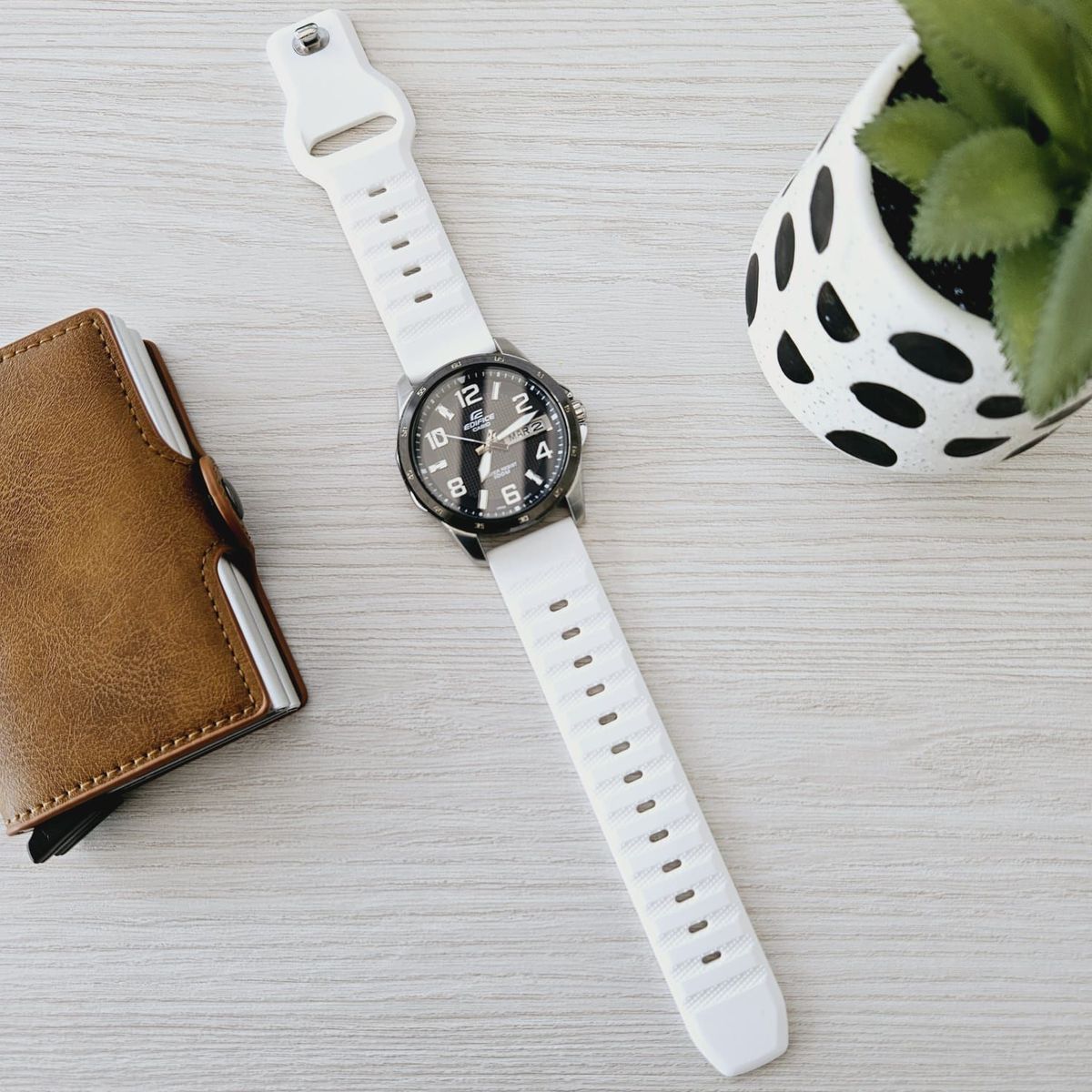 GENERICO - Correa Silicona SPG para SAMSUNG WATCH 6 / 6 CLASSIC - Blanco