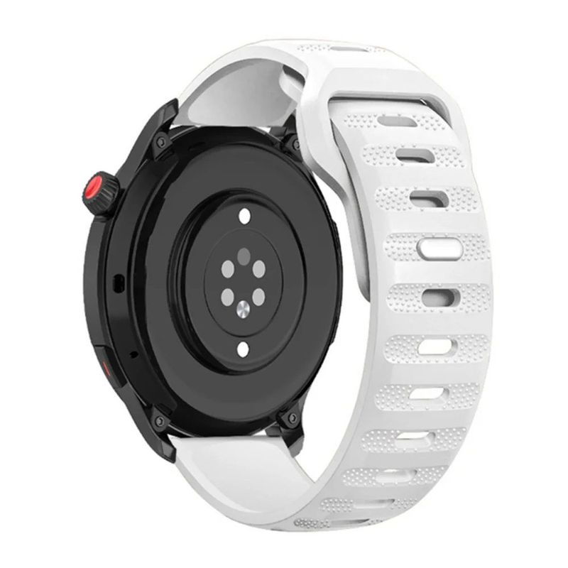 GENERICO - Correa Silicona SPG para SAMSUNG WATCH 4 / 4 CLASSIC - Blanco
