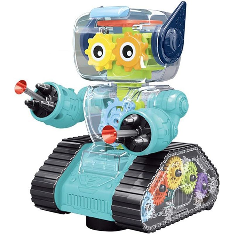 GENERICO - Robot de Engranajes Transparentes para niños