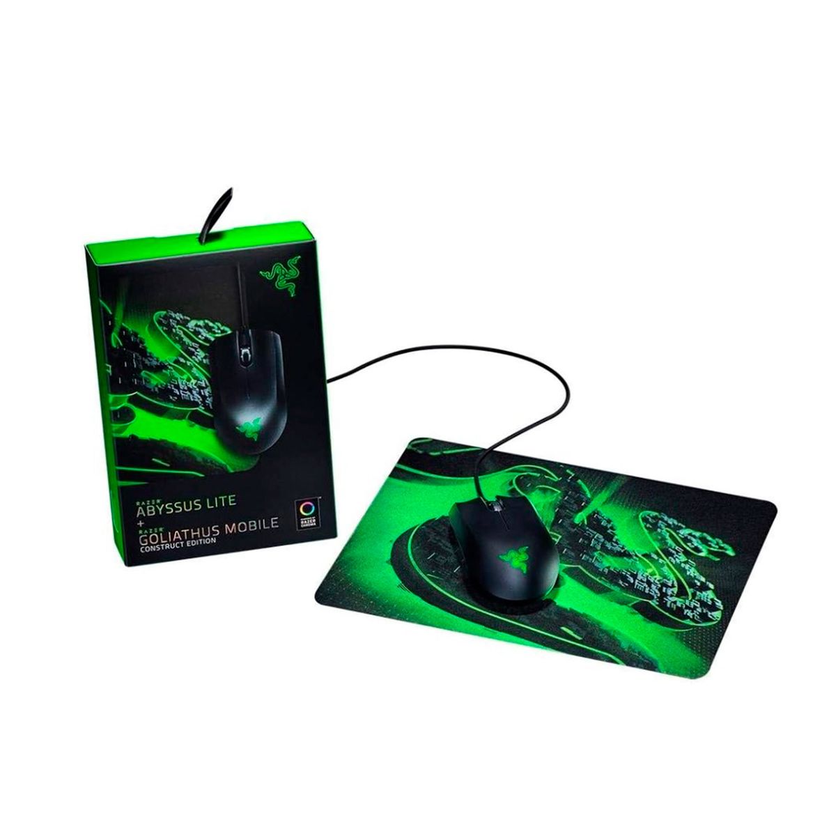 RAZER - KIT RAZER MOUSE ABYSSUS LITE + PAD MOUSE P/N: RZ83-02730100-B3M1