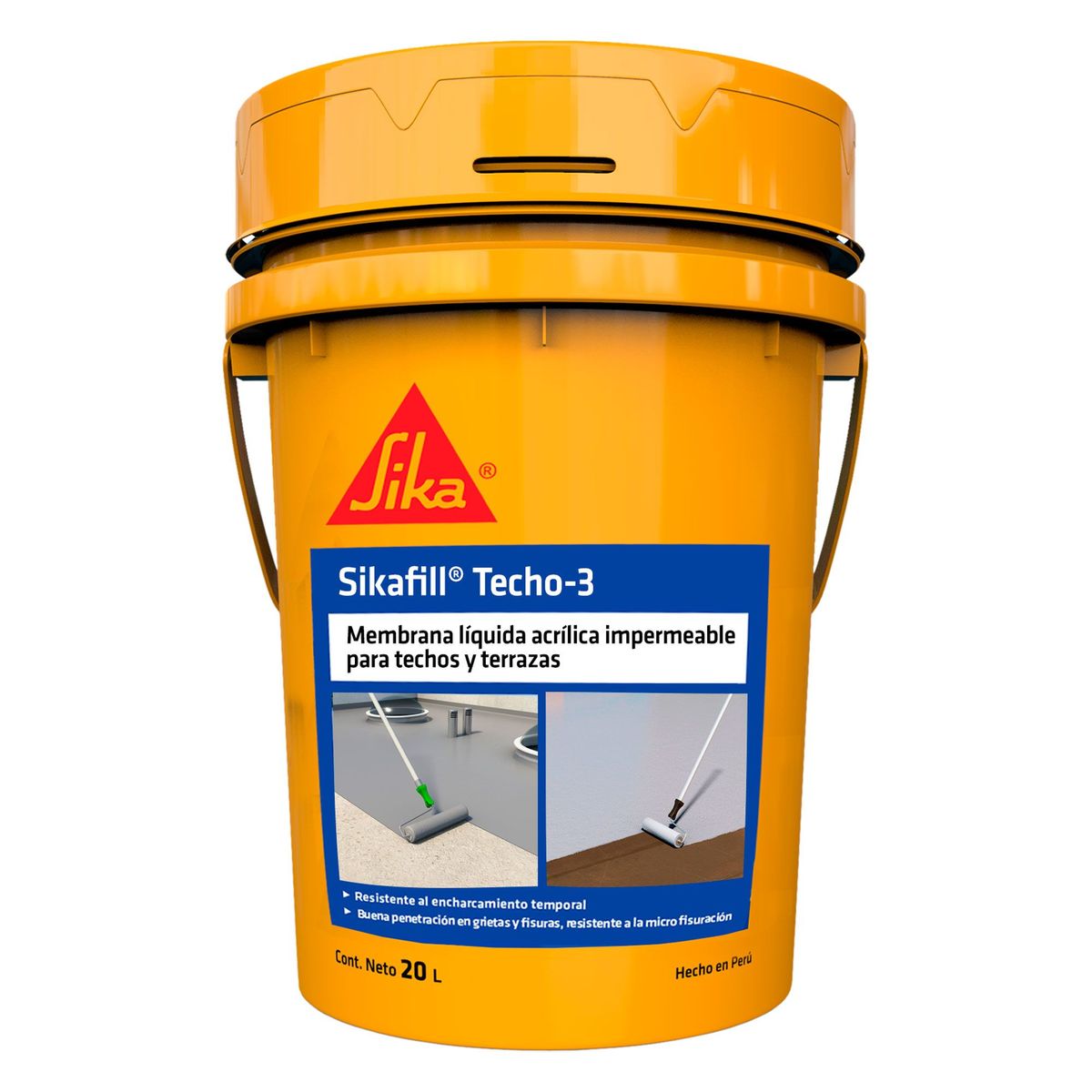 SIKA - Recubrimiento elástico impermeable Sikafill® Techo-3