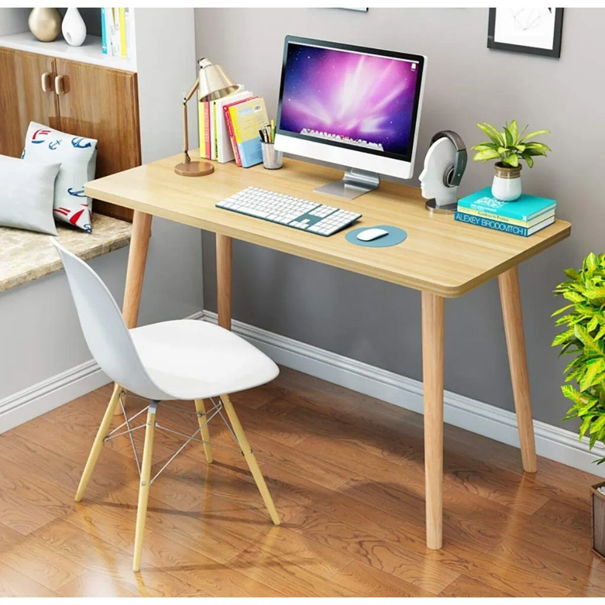 TU MESITA - Escritorio Vintage Práctico Rajko Marrrón Claro TU MESITA