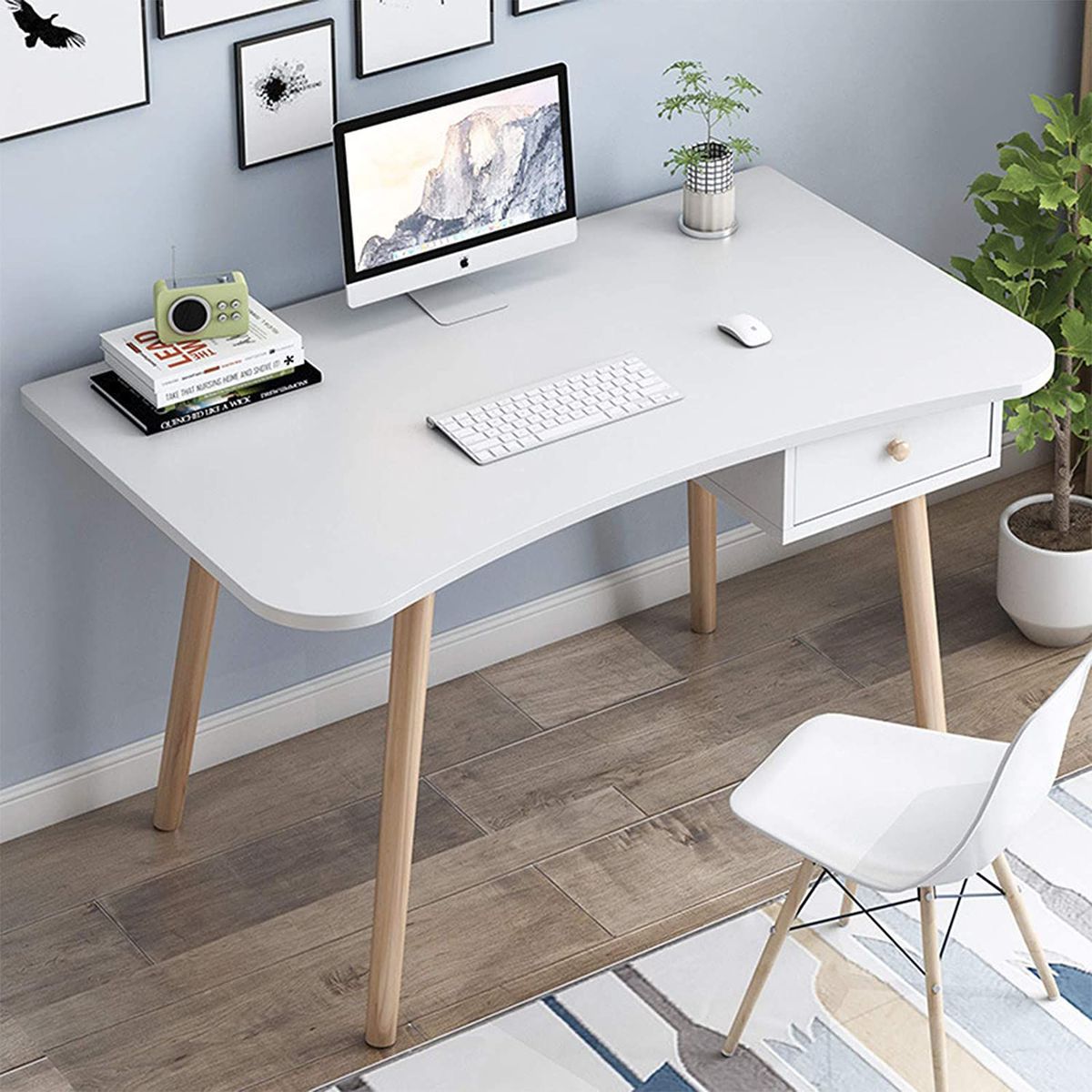 TU MESITA - Escritorio Vintage Moderno Rosangela Blanco TU MESITA