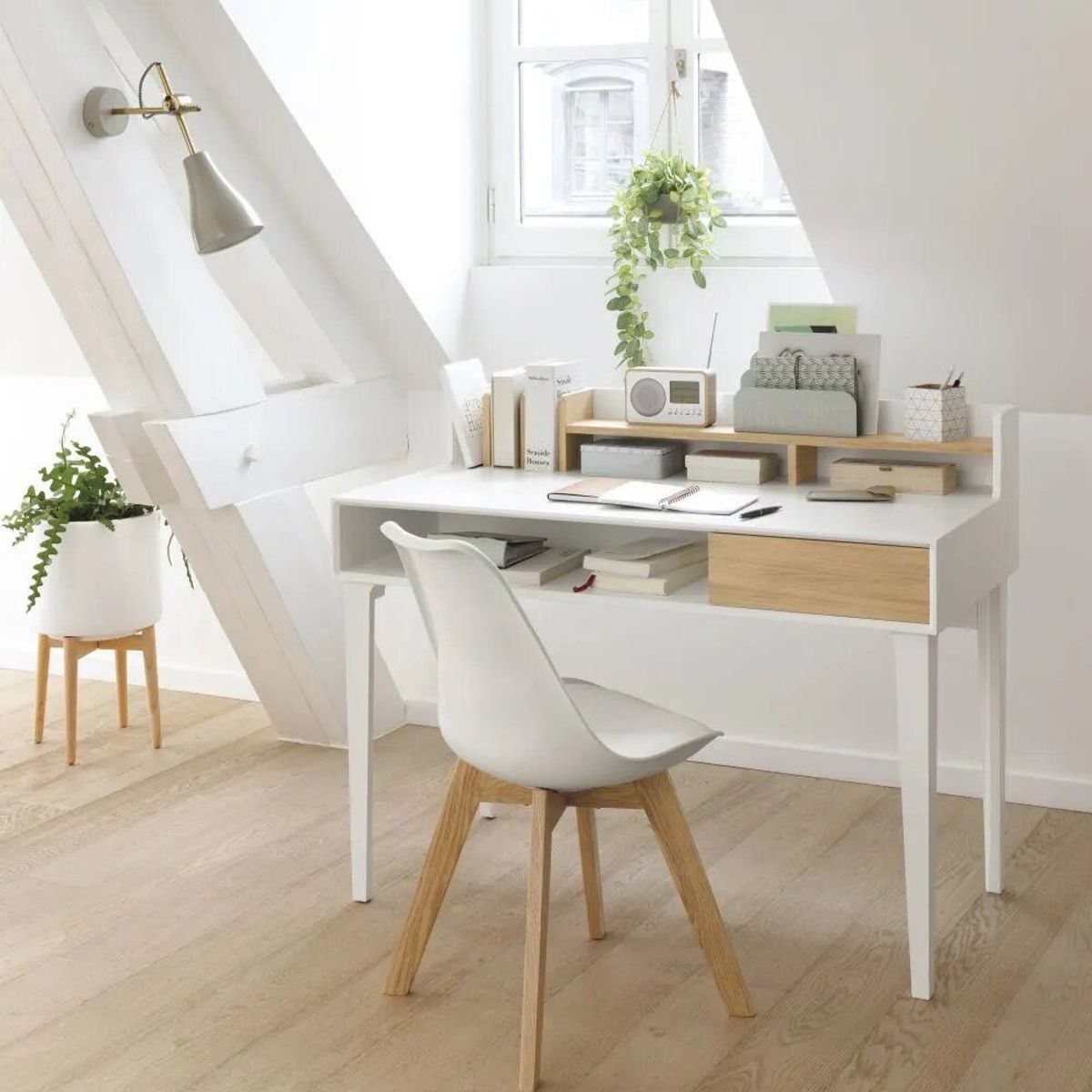 TU MESITA - Escritorio Cloer Blanco 120cm TU MESITA