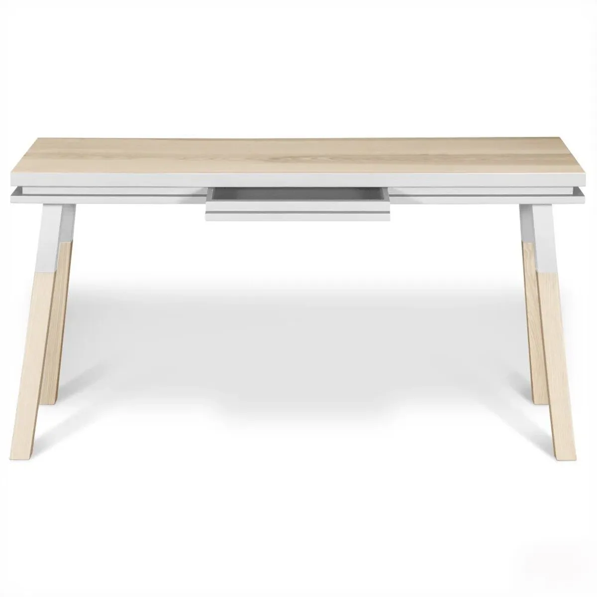 TU MESITA - Escritorio Contemporáneo Fagot Blanco 140cm TU MESITA