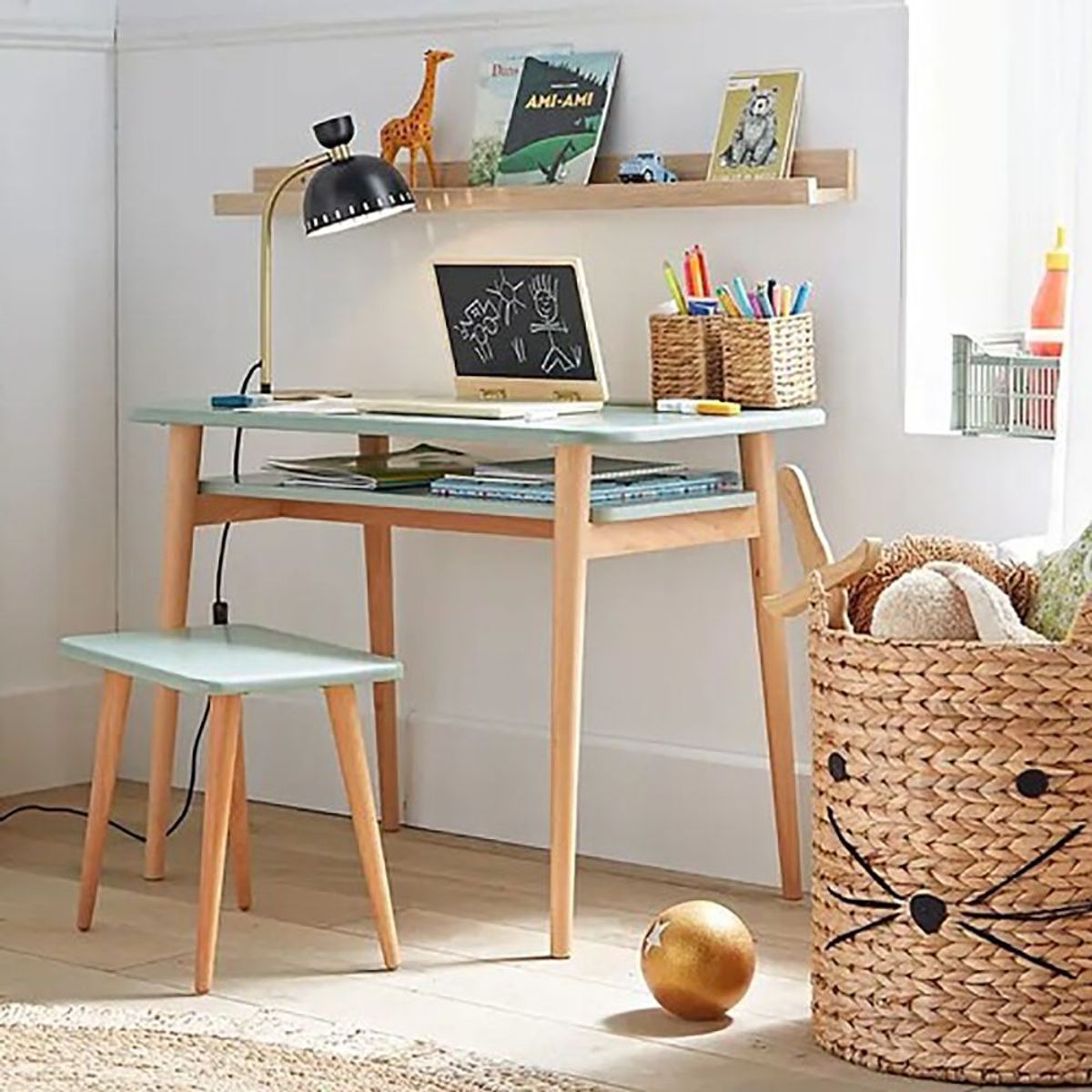 TU MESITA - Escritorio Vintage Sky 80 cm TU MESITA