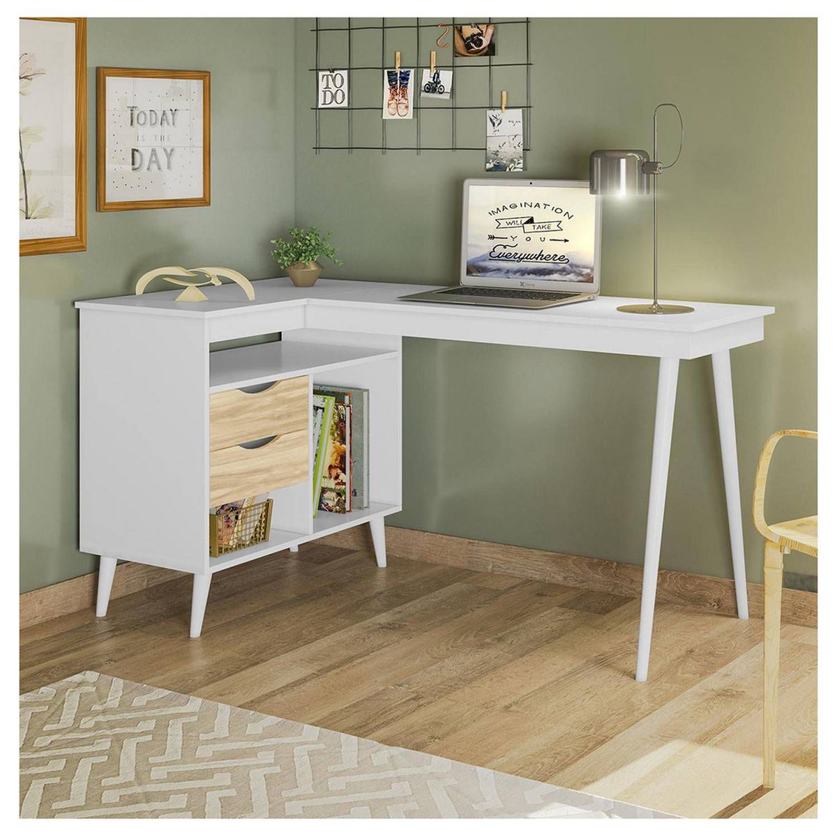 TU MESITA - Escritorio Vintage Jazmín 145 cm TU MESITA