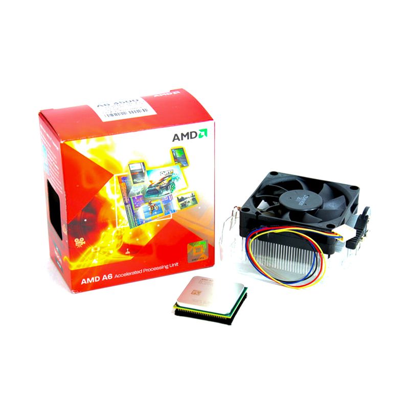 PROCESADOR AMD A6 3500 GHZ SOCKET FM1 P/N: AD35000JGXBOX AMD