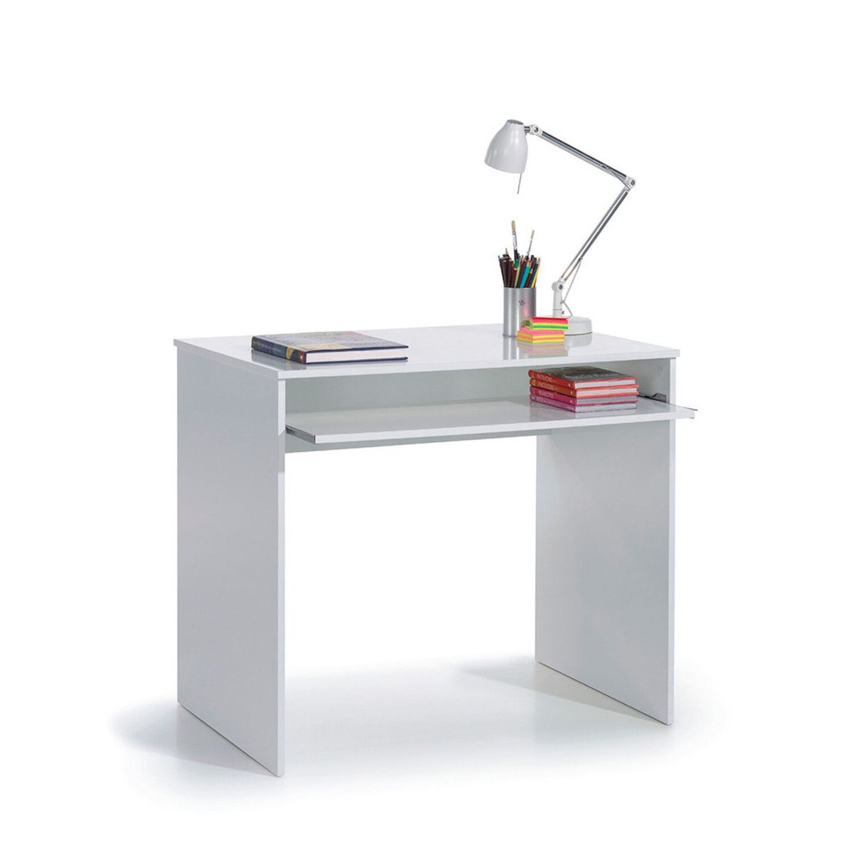 TU MESITA - Escritorio Blanco Esther con Bandeja TU MESITA