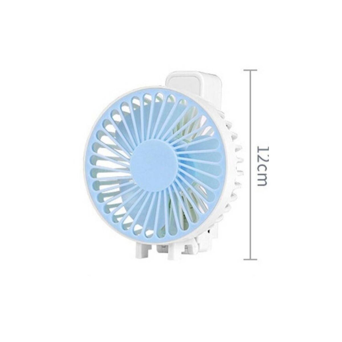 GENERICO - Mini Ventilador Portátil de Mano´Plegable USB Recargable Celeste