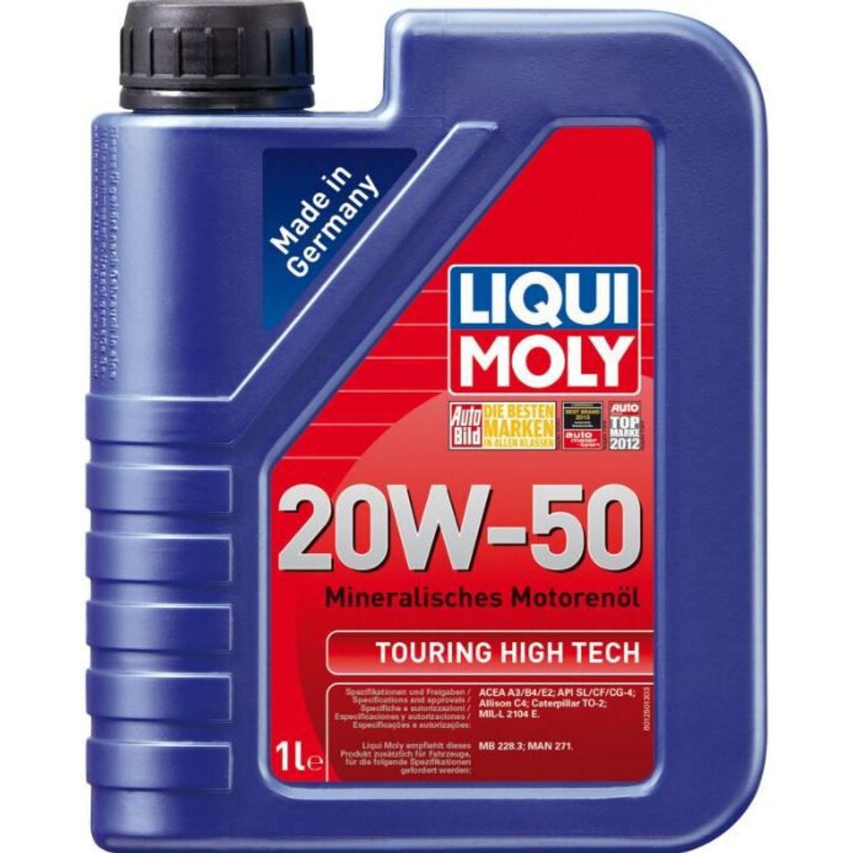 LIQUI MOLY - LIQUI MOLY TOURING HIGH TECH SAE 20W-50 1L